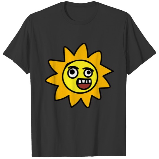 Sun With Face T Shirts
