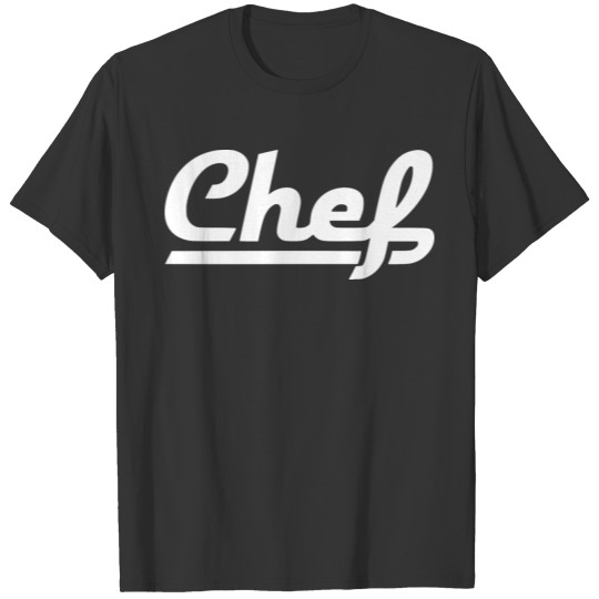 Chef design white T Shirts