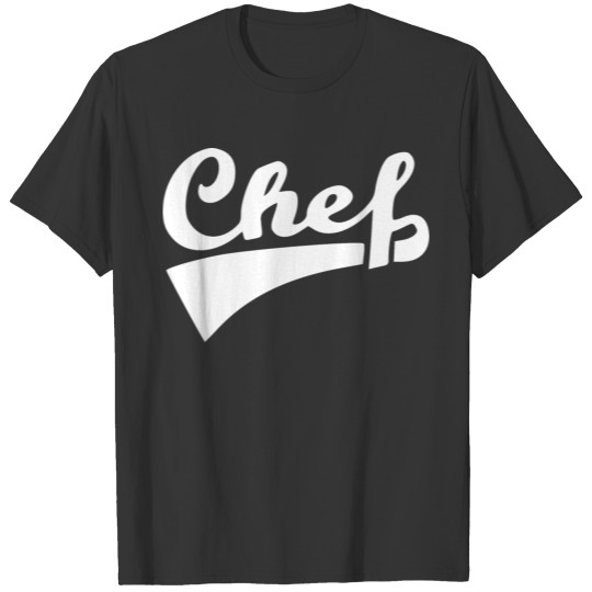 chef front white T Shirts