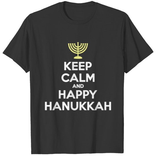 Keep Calm and Happy Hanukkah T-shirt