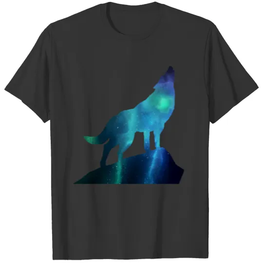 Galaxy Wolf T Shirts