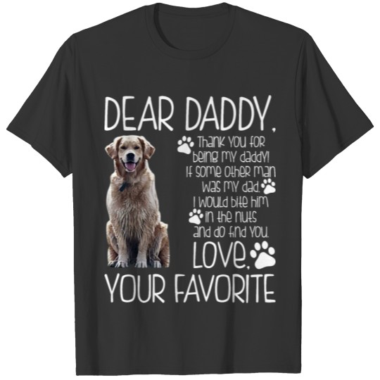 Love Your Favorite Golden Retriever Dog Tshirt T-shirt