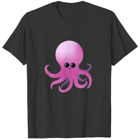 Octopus - Pink T Shirts
