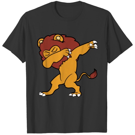 Dabbing Dab Lion T-shirt