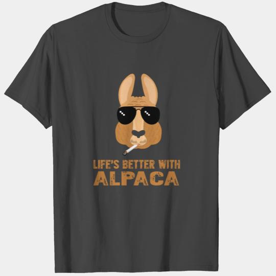Cool Alpaca - Better Life T Shirts