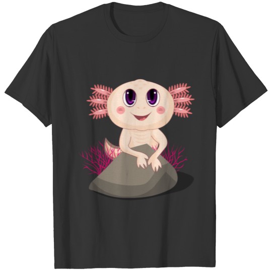 Cute Alien Axolotl T Shirts