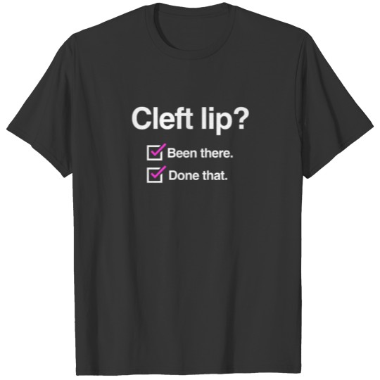 Checklist - Cleft Lip & Palate Awareness T-shirt