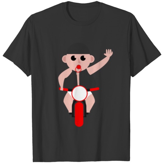 Baby Motorcycle Biker Baby Parent Motorcycle T Shirts