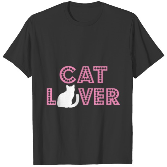 Cat Lover Pink Gift Christmas Girls Present T Shirts