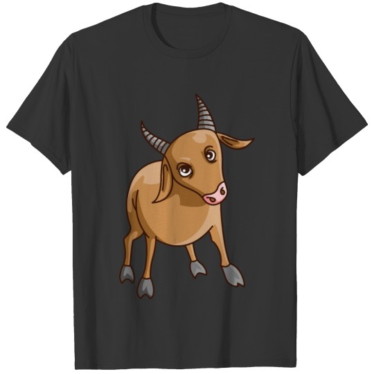 cartoon goat T-shirt
