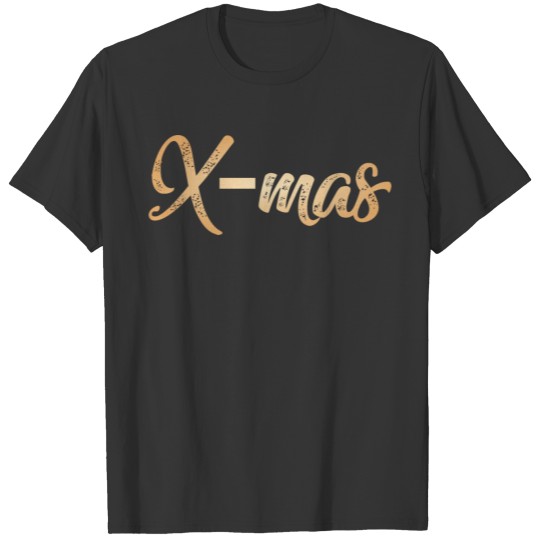x mas gold Merry X-mas giftidea winter T Shirts
