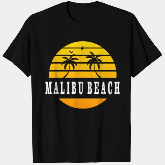Malibu Beach white T Shirts