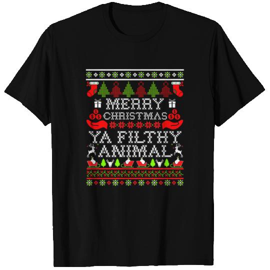 Christmas Merry Christmas Ya Filthy Anim T Shirts