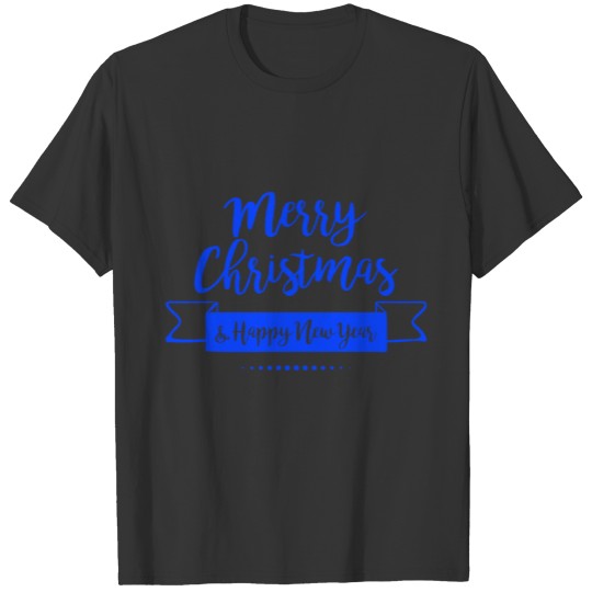 Merry Christmas and Blue T Shirts