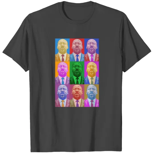 Pop-Art Martin Luther King T Shirts