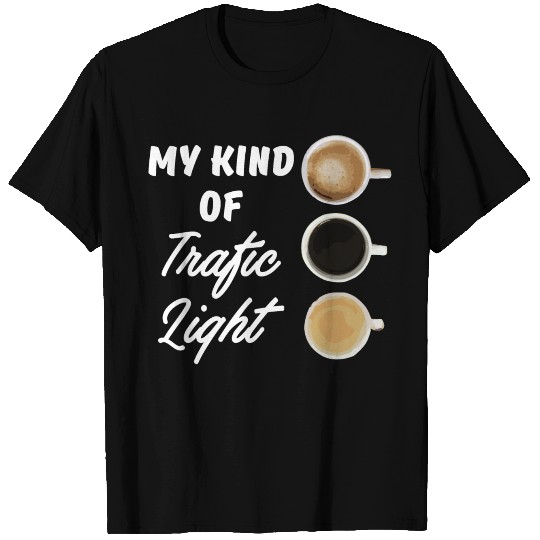 Coffee traffic light T Shirts