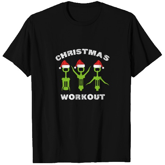 Christmas workout skeleton T Shirts