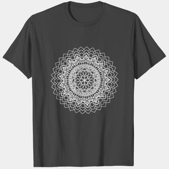 mandala 17 white T Shirts