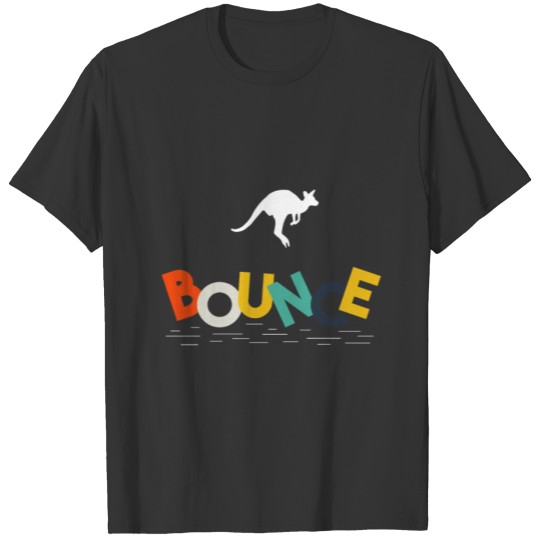 Bounce Kangaroo Jumping Present Australia T-shirt