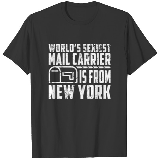 Mail Carrier Mom New York Postal Rural Carrier T-shirt