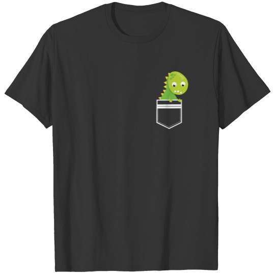 Cute Pocket Dinosaur T-Rex Dino Raptor Gift T Shirts