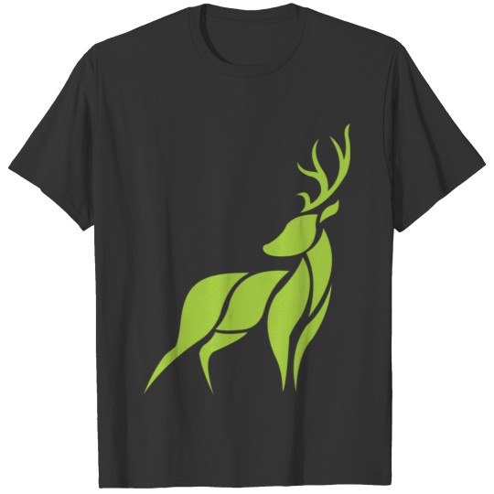 leaf deer T-shirt