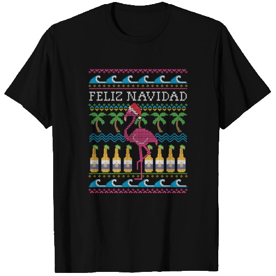 feliz navidad ugly christmas sweater T Shirts
