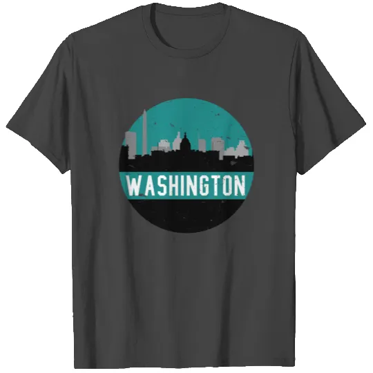 Washington DC T Shirts Capital Retro Vintage 70s