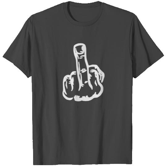 Inappropriate Middle Finger Gesture Fuck You T Shirts