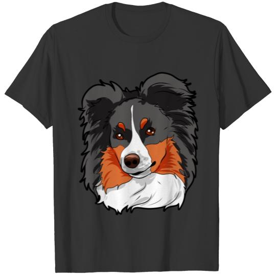 Shetland Sheepdog Dog Doggie Puppy Present Gift T-shirt