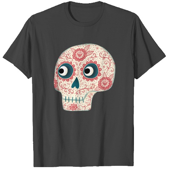Mexican Day of the Dead Sugar Skull T Shirts
