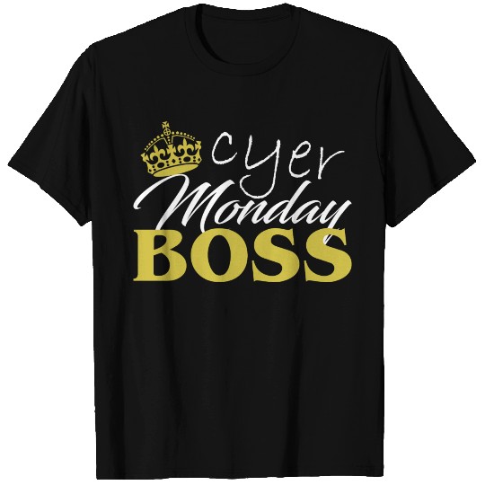 Cyber Monday Boss Christmas Xmas T Shirts