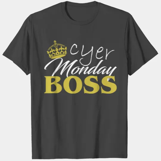 Cyber Monday Boss Christmas Xmas T Shirts