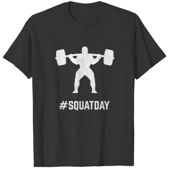 Powerlifting Weightlifting Squatday Vintage Gym T Shirts