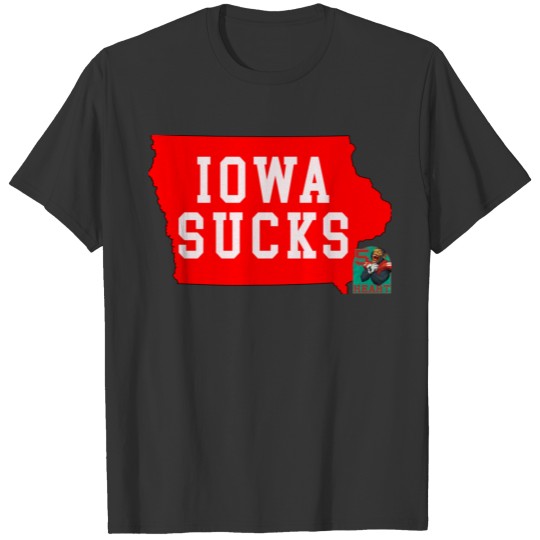 Iowa Sucks Big Red T-shirt