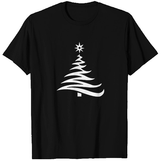 White Christmas Tree funny T Shirts