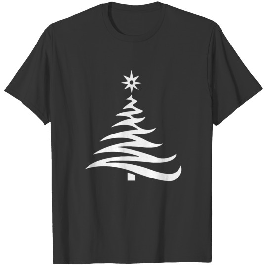 White Christmas Tree funny T Shirts