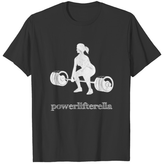 Powerlifting Women Gym Lifting Deadlift Vintage T-shirt