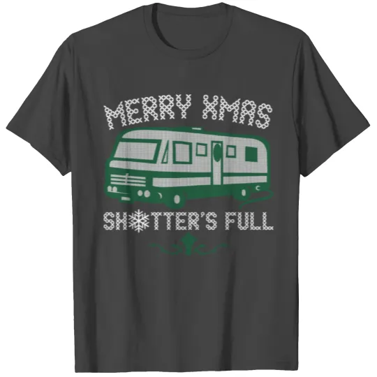merry xmas shitters full christmas sweater ugly T Shirts