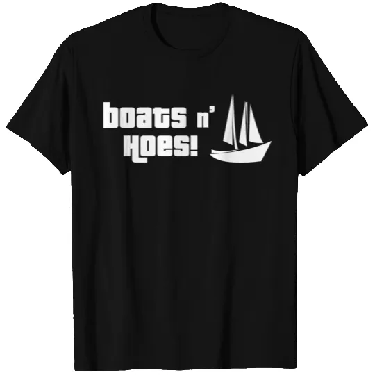 Boats N Hoes Large T Shirts