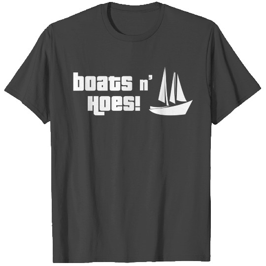 Boats N Hoes Large T Shirts