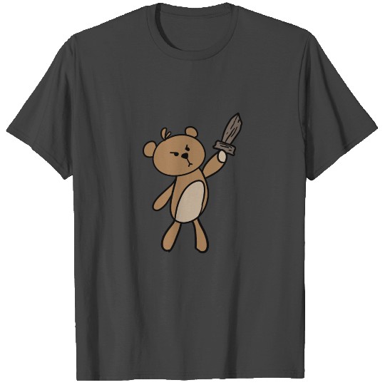 Teddy Bear With Sword Animal Giftidea T Shirts