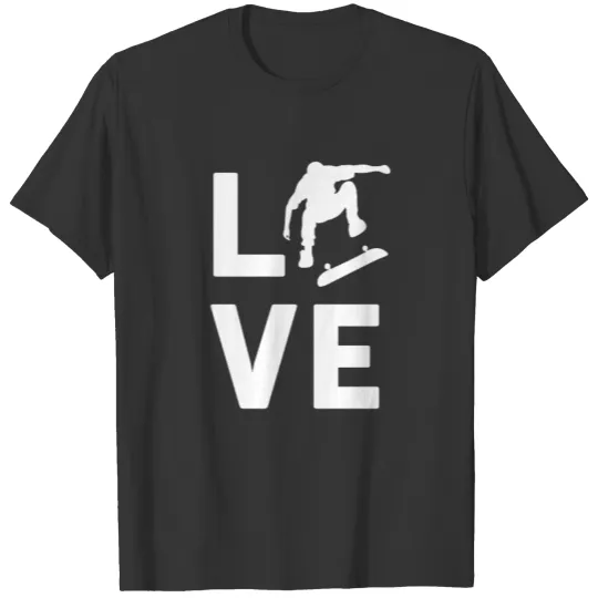 SKATING LOVE - Graphic T Shirts