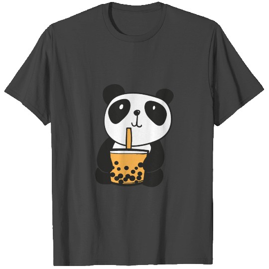 Bubble Tea Boba Panda Bambu Brand Foodie Drink T Shirts