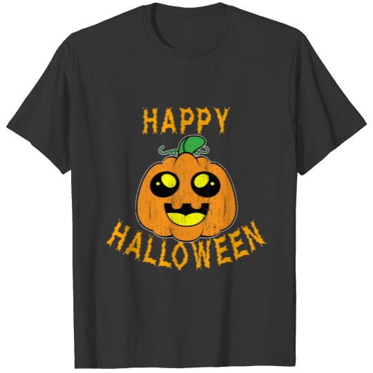 Cute Pumpkin Halloween Holiday T shirt T-shirt