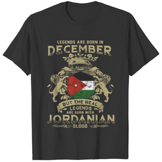 legends are born december but the real legends are T-shirt