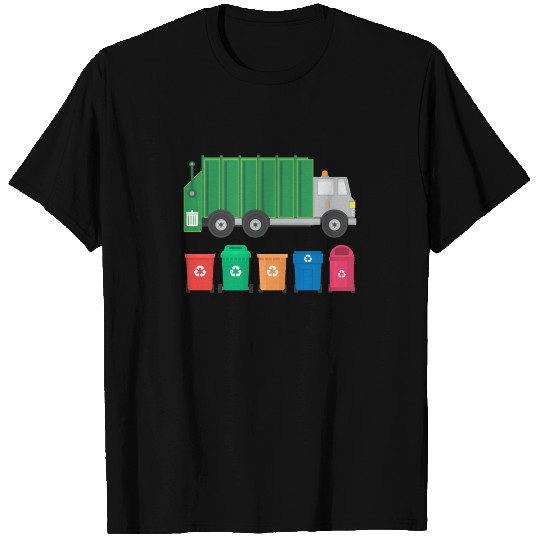 Garbage Truck Gift Trash Truck With Dumpsters T Shirts