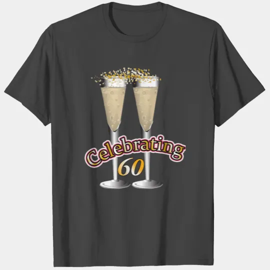60th Celebrating,Anniversary,Birthday T Shirts