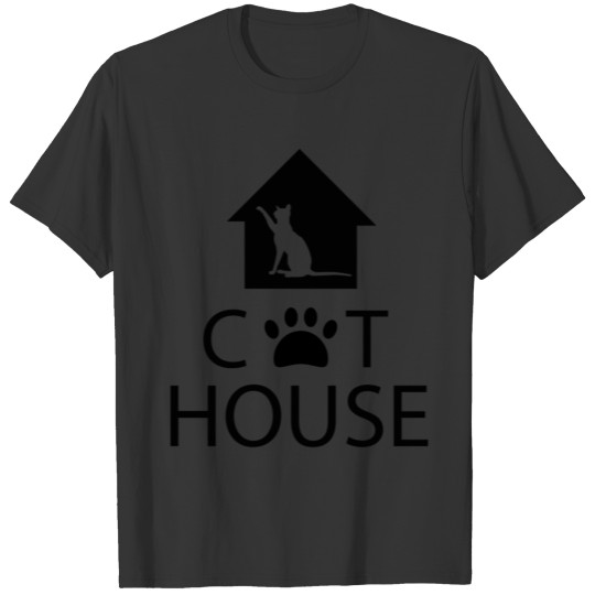 cat house T-shirt