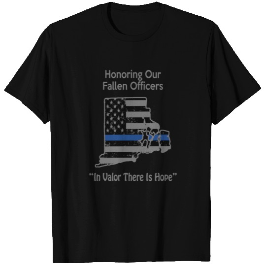 Rhode Island State Police Support The Police T Shirts